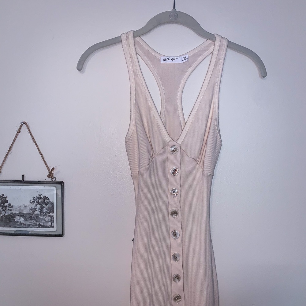 The Line by K Harper Dress in vanilla